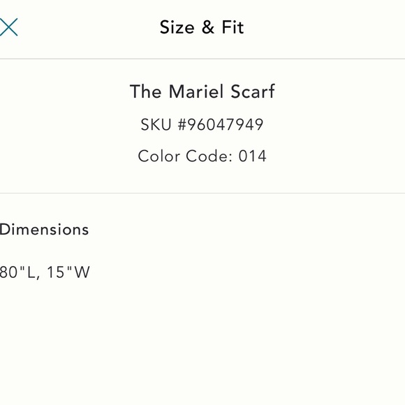 NWT new Anthropologie the Mariel scarf neutral pattern brown beige - Picture 11 of 17